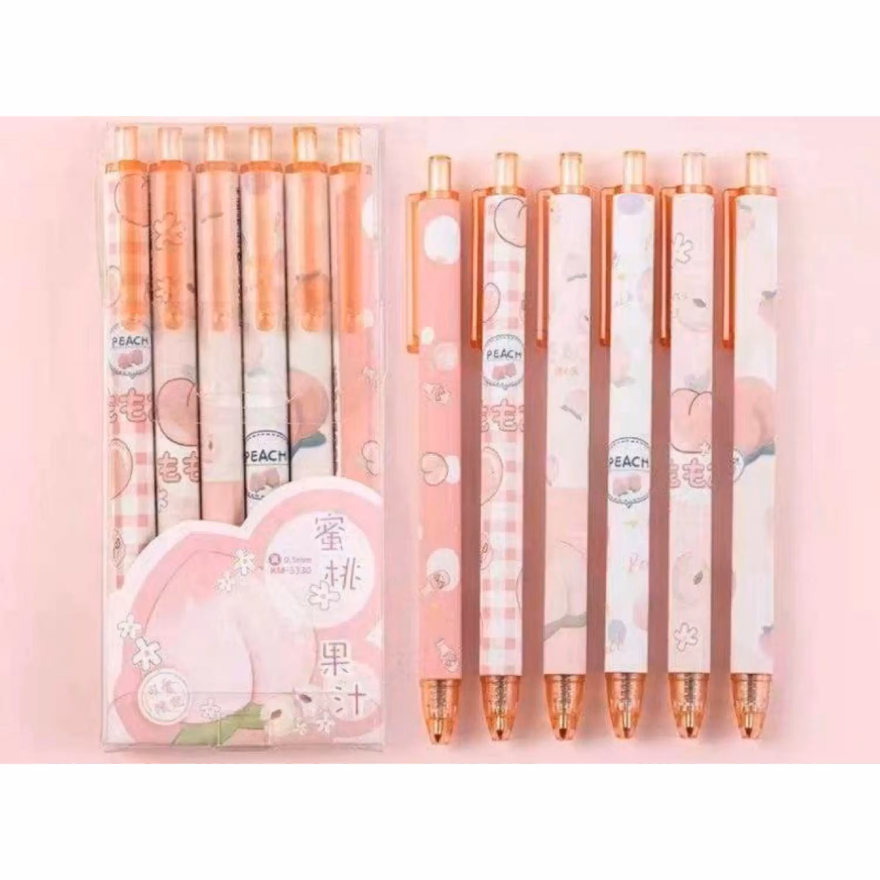 خودکار فشاری وارداتی کیفیت عالی  بسیار روان در 3 طرح دختر و هلو و حیوانات