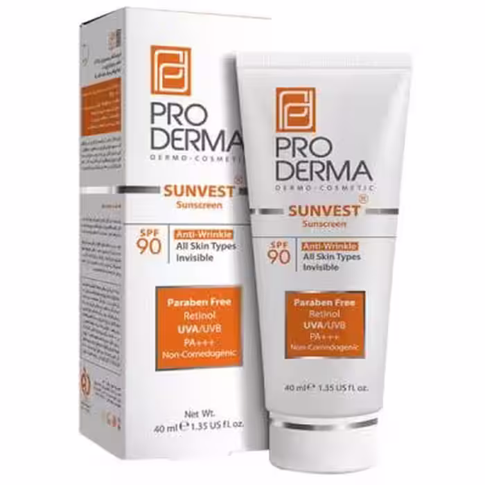 ضد آفتاب پرودرما PRO DERMA حاوی کرم پودر با SPF 90