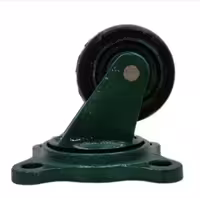 چرخ گردان 10 چدنی لاستیکی