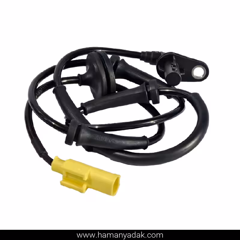 سنسور ABS چرخ جلو پژو 405 و پارس مدل موبیس سوکت زرد برند هیرکان