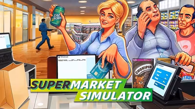 سی دی کی اورجینال بازی Supermarket Simulator کامپیوتر (PC)