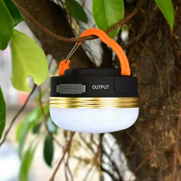 چراغ چادر شارژی LED آهنربایی CAMPING LIGHT