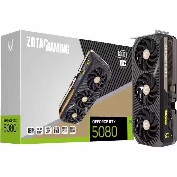 کارت گرافیک زوتک ZOTAC RTX 5080 SOLID OC 16GB