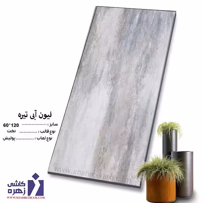 سرامیک لیون آبی تیره 120*60 کاشی زهره