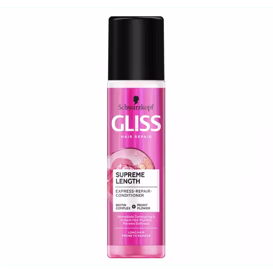 سرم دو فاز گلیس Gliss مدل Supreme Length حجم 200 میل