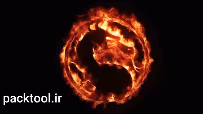 دانلود پروژه آمادهلوگوی آتشین افتر افکت Fire Text Logo - پک تول