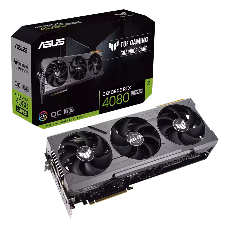 کارت گرافیک ایسوس TUF GAMING RTX 4080 SUPER 16GB OC | فروشگاه تکاف