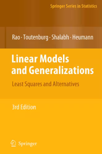 خرید و دانلود نسخه کامل کتاب Linear Models and Generalizations