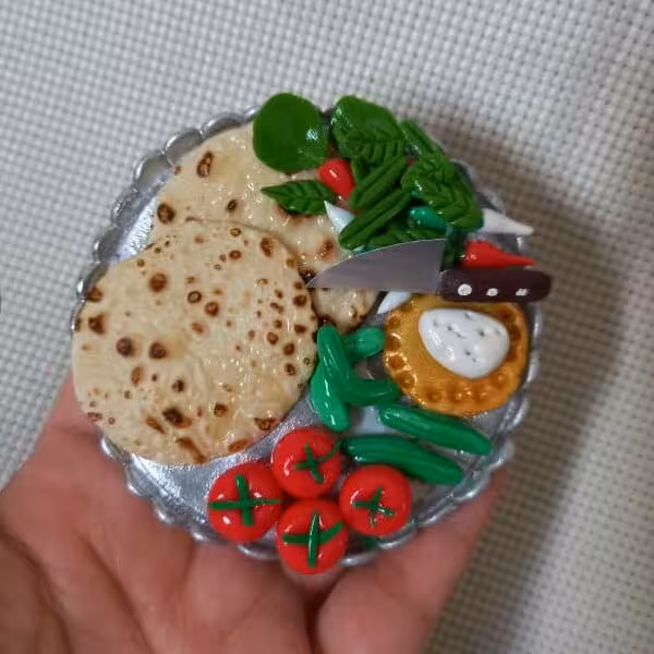 مگنت نان و پنیرو سبزی