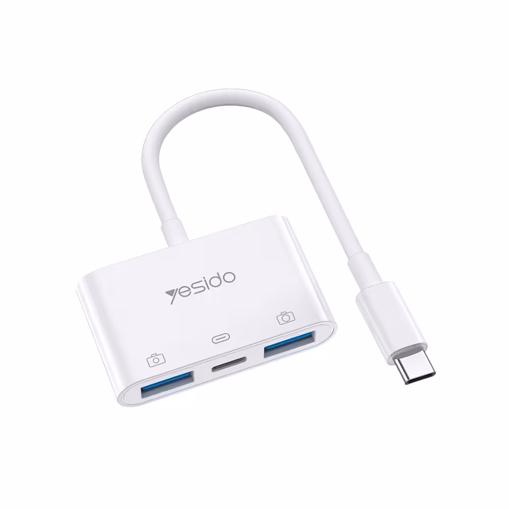 مبدل چندکاره OTG تایپ سی یسیدو  Yesido GS17