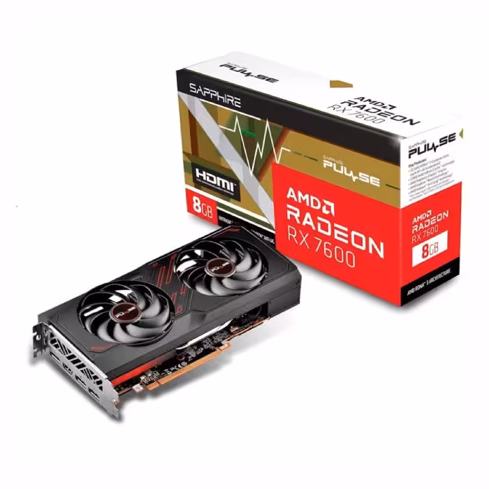 قیمت کارت گرافیک مدل Sapphire PULSE AMD Radeon RX 7600 8GB