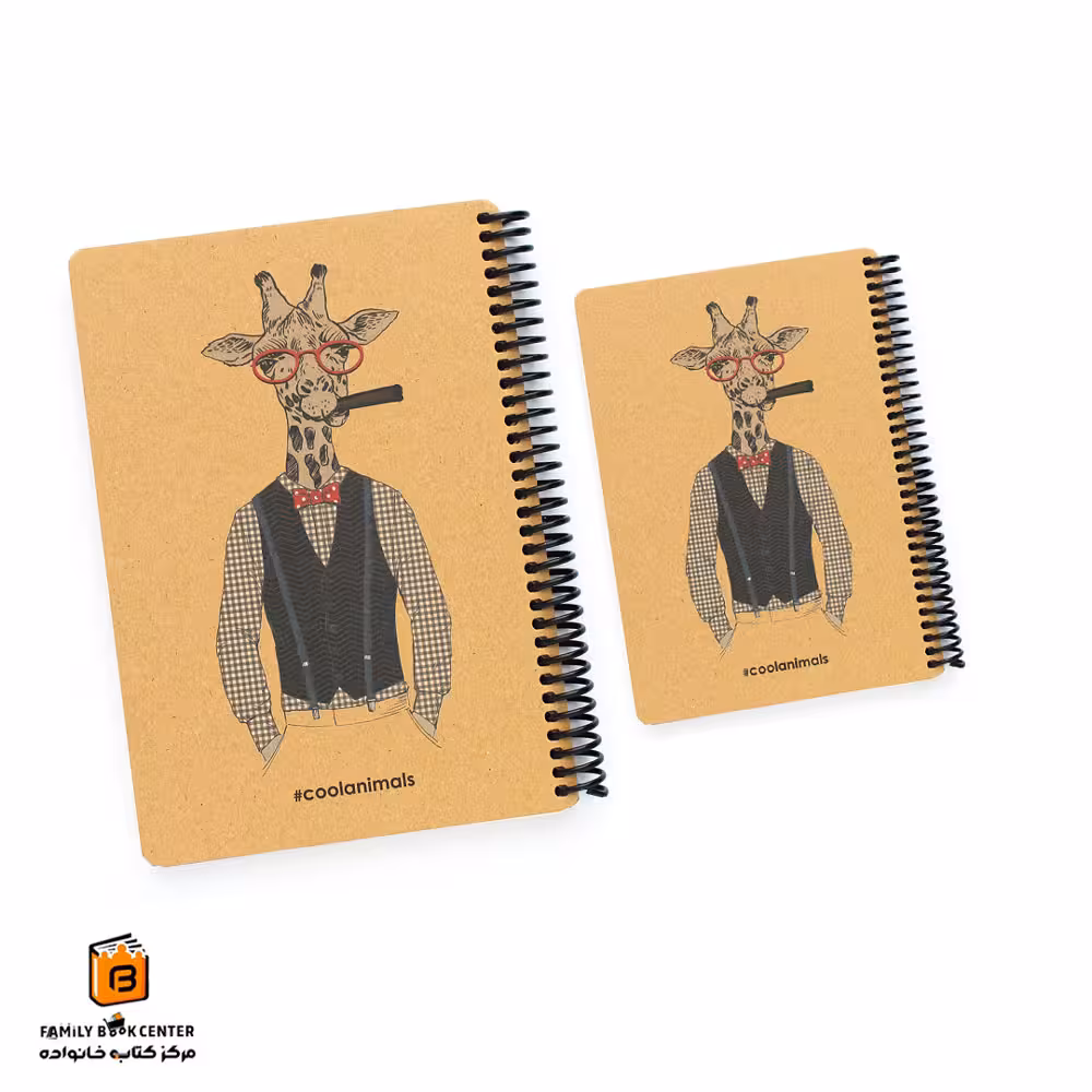 دفتر و دفترچه کرافت حیوانات دات نوت طرح زرافه (dotnote)