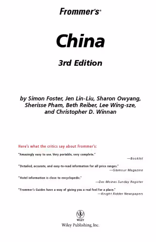 خرید و دانلود نسخه کامل کتاب Frommer&#039;s China (Frommer&#039;s Complete)