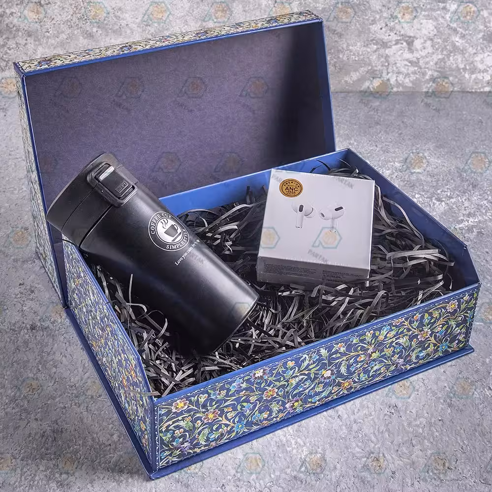 پک هدیه ایرپاد(ایرپاد طرح اپل -تراول ماگ کافی 350 میل)