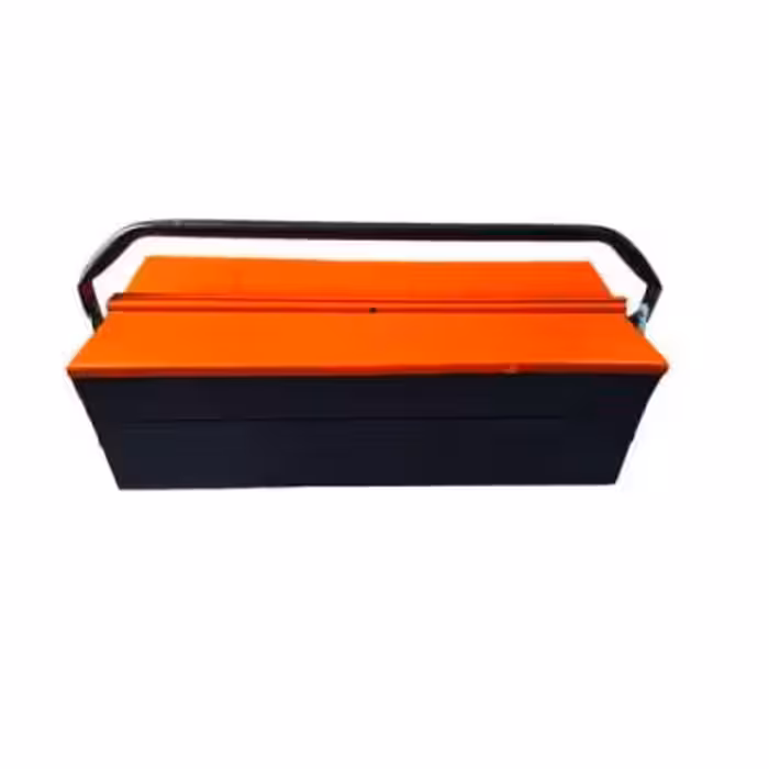 جعبه ابزار فلزی 50 سانت 2 طبقه تبریز ابزار غفاری مدل 502