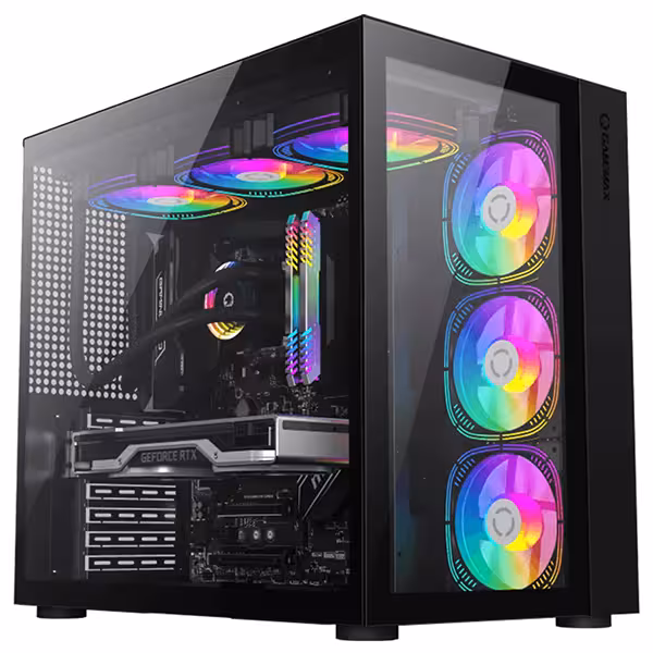 کیس گیمینگ گیم مکس مدل Gamemax Infinity Black