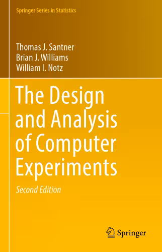 خرید و دانلود نسخه کامل کتاب The Design and Analysis of Computer Experiments