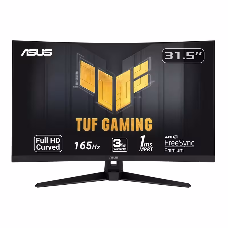 مانیتور خمیده گیمینگ 31.5 اینچ ایسوس مدل TUF GAMING VG328H1B