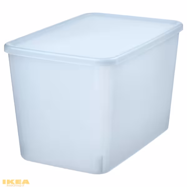 جعبه ذخیره سازی درب دار 145 لیتر مدل RYKTA | برند ایکیا | ارسال 15 الی 20 روز کاری