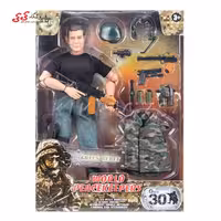 اکشن فیگور سرباز با تجهیزات نظامی برند ام اند سی WORLD PEACEKEEPERS WITH ACCESSORIES