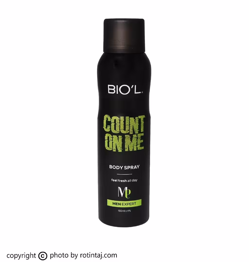 اسپری بدن مردانه بیول مدل COUNT ON ME (لاگوست)