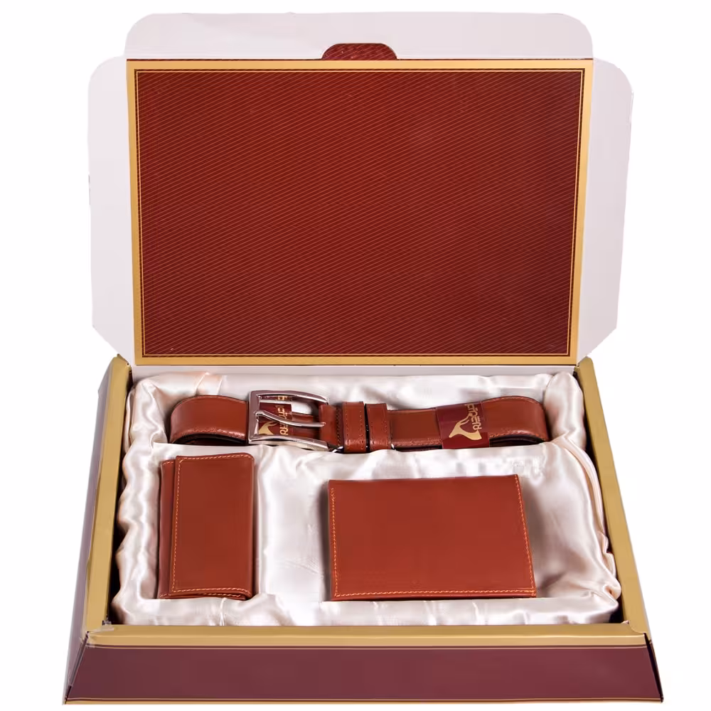 ست هدیه چرم طبیعی مدل DS1.1