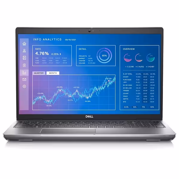 لپ تاپ دل 15.6 اینچی مدل DELL Percision 3570 i7 1275U 16GB 512GB - لپ تاپ بروج