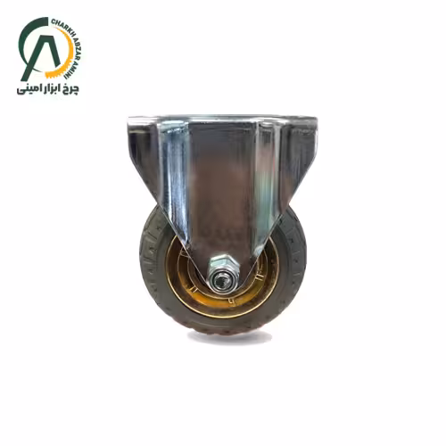 چرخ پلی آمید طلایی ثابت قطر 75 میلی متر