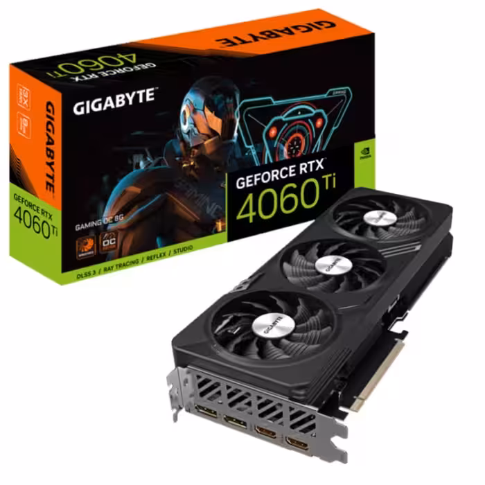 کارت گرافیک گیگابایت Geforce RTX 4060 TI GAMING OC 8GB