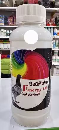 روغن انرژی زا مهندس فتحی فرموله برای کبوتر نیم لیتری