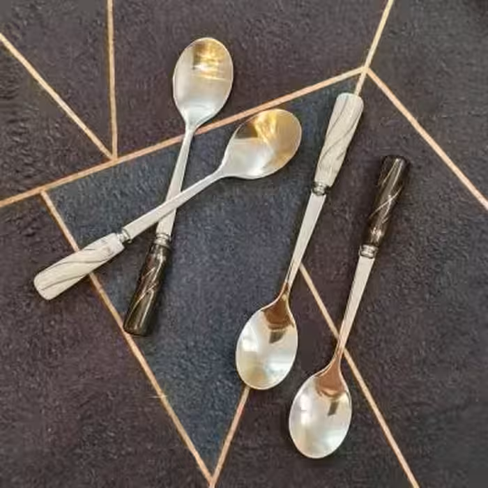 قاشق چای طرح مارپیچ یونیک