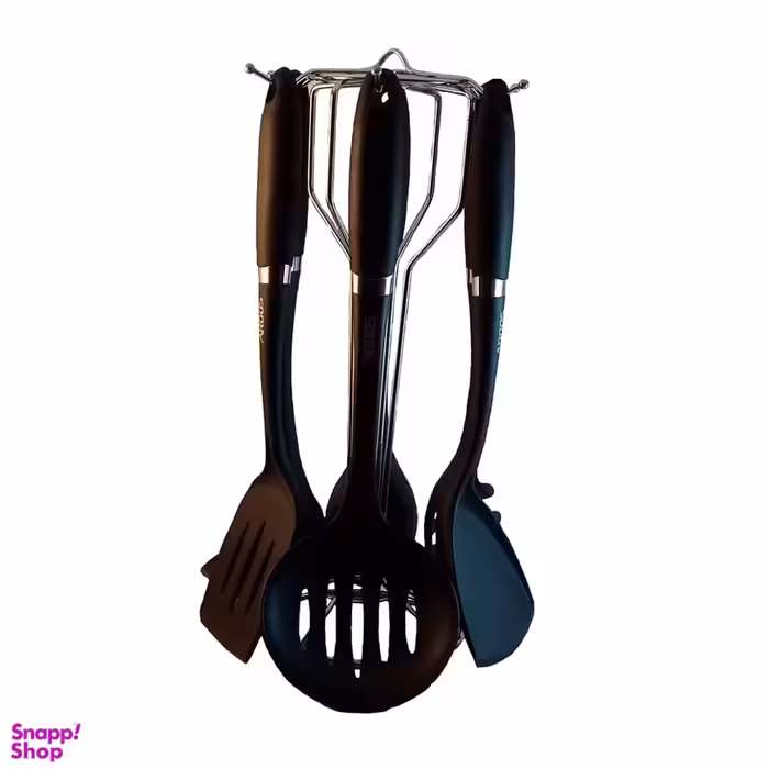 سرویس کفگیر و ملاقه 7 پارچه عروس کد 259