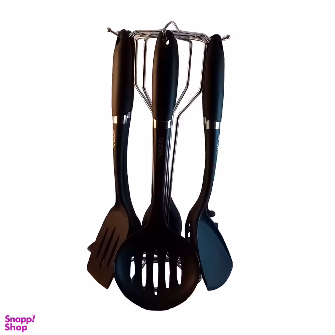 سرویس کفگیر و ملاقه 7 پارچه عروس کد 259