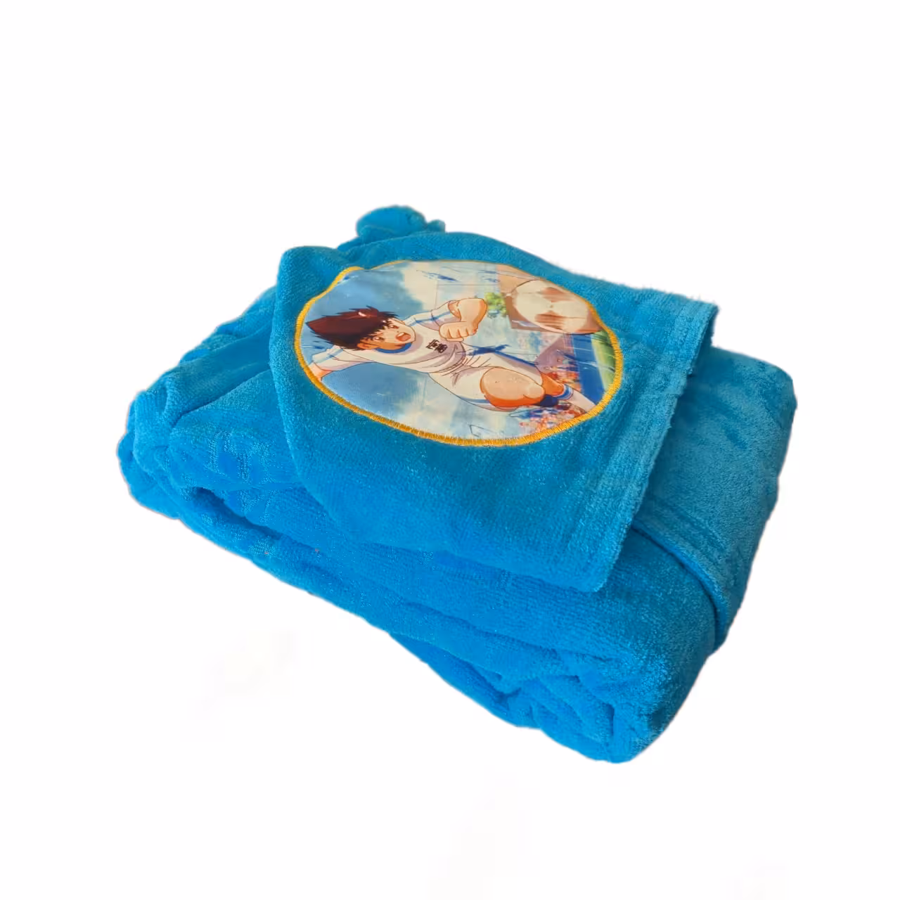 حوله تن پوش کودک مدل سوکر  سایز 100