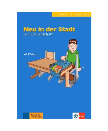 کتاب داستان زبان آلمانی Neu in der Stadt leicht & logisch A1