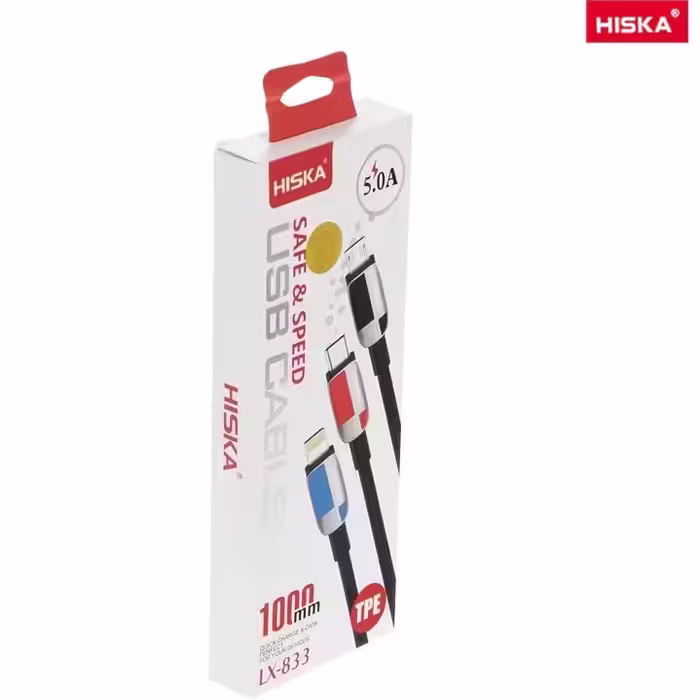 کابل تبدیل USB به MicroUSB هیسکا مدل LX-833 طول 1 متر