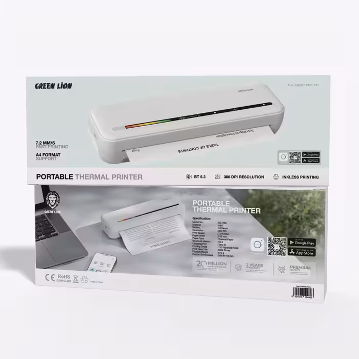 چاپگر حرارتی قابل حمل گرین Green Lion Portable Thermal Printer