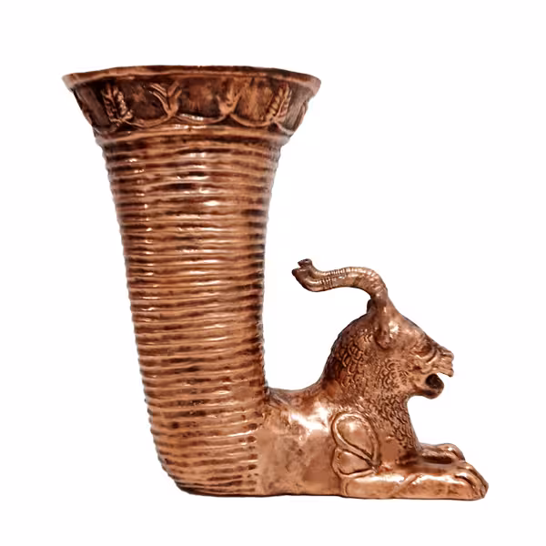 مجسمه ریتون اژدها هخامنشی مسی   (کد 3)