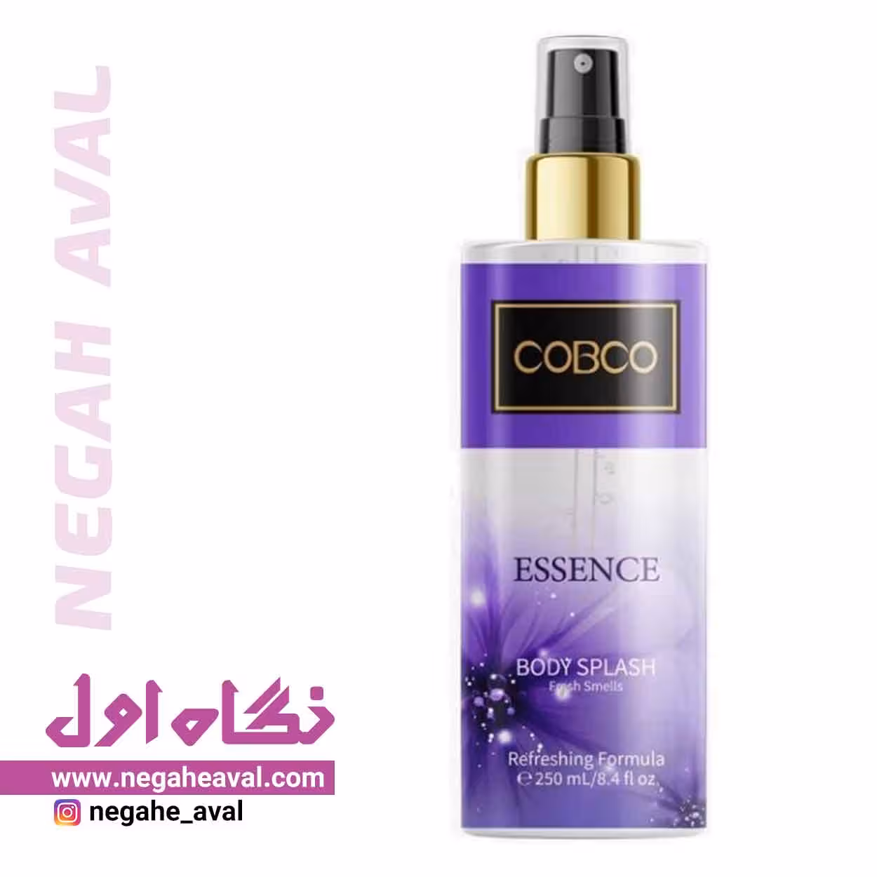 بادی اسپلش زنانه شاین دار ESSENCE کوبکو حجم 250 میلی لیتر