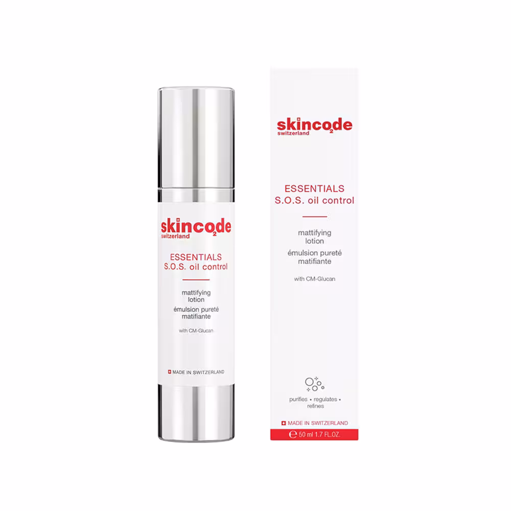 لوسیون مات کننده و آبرسان پوست اسکین کد 50 میل