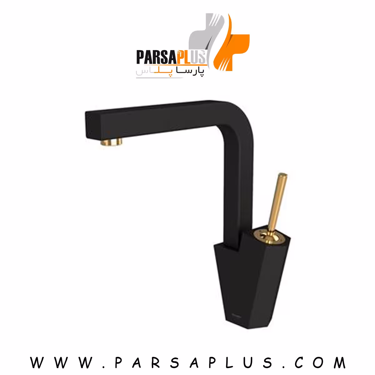 شیر آشپزخانه شودر مدل تیفانی مشکی طلایی