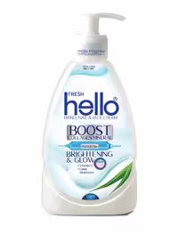 کرم آبرسان و روشن کننده هلو فرش مدل BOOST COLLAGEN MINERAL حجم 370 ml