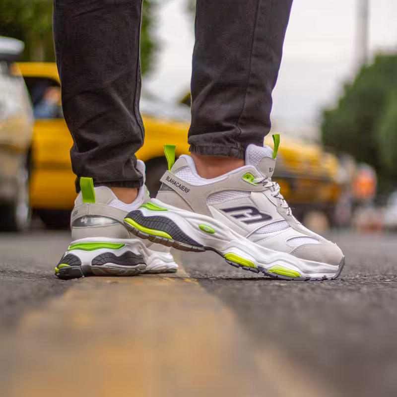 کتونی بالنسیاگا کارگو سفید سبز کد 5447