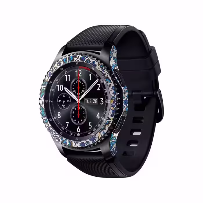 برچسب ماهوت طرح Iran-Tile1 مناسب برای ساعت هوشمند سامسونگ Galaxy Gear S3 Frontier