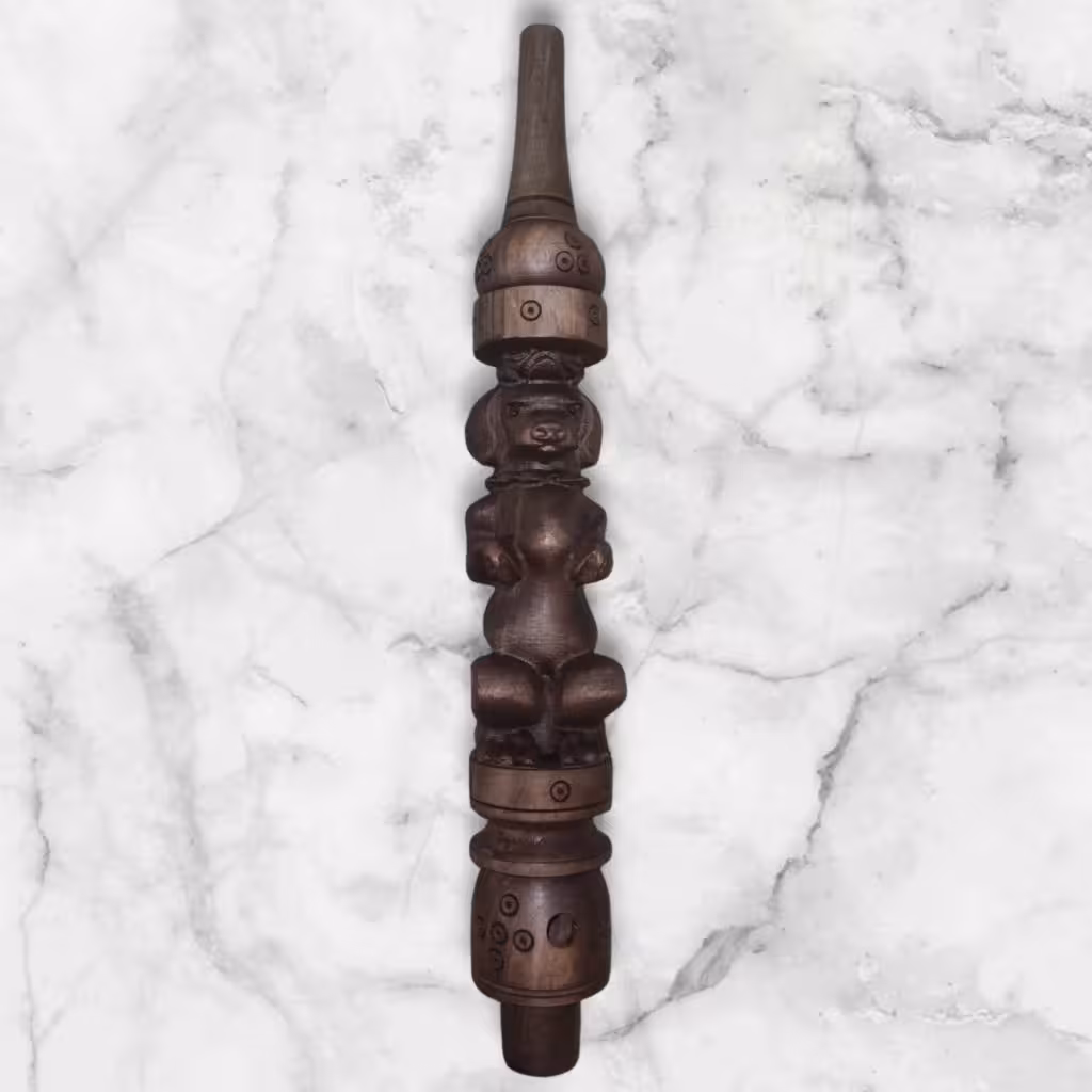 تنه چوبی سگ ( چوب گردو)