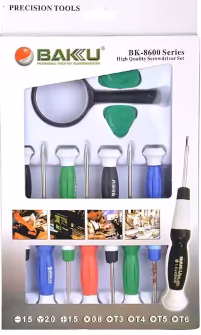 مجموعه 8 عددی پیچ گوشتی باکو مدل BK-8600