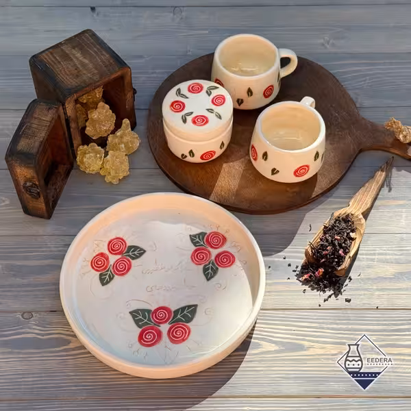 چای خوری دو نفره حوض ماهی طرح ده