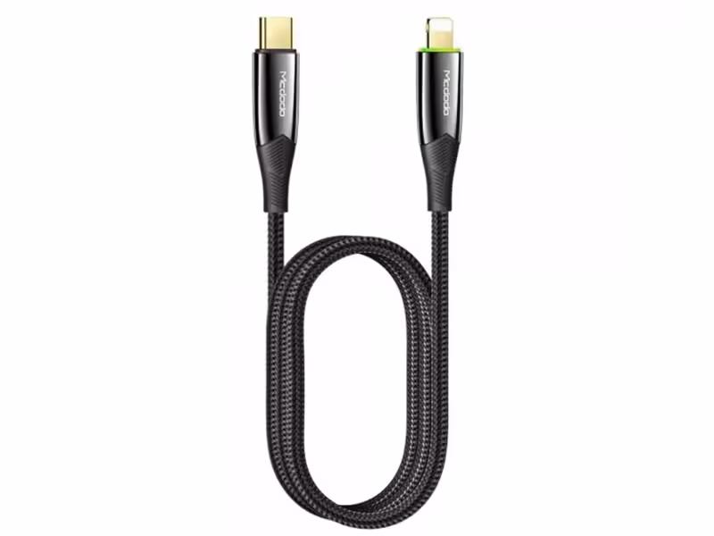 کابل شارژ سریع تایپ سی به لایتنینگ مک‌دودو Mcdodo Auto Power Off Type-C to Lightning PD Data Cable CA-8560