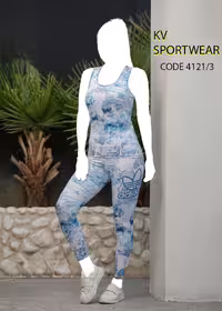 ست تاپ و لگ ورزشی زنانه adidas کد 0012