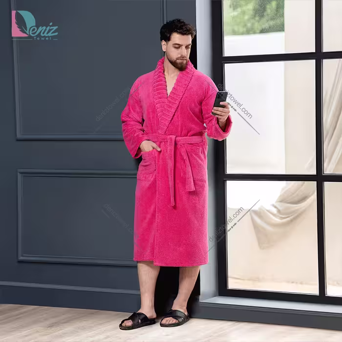 حوله تن پوش ویتو رنگ سرخابی